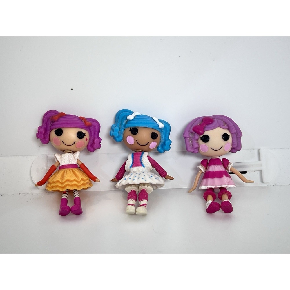 Mini Lalaoopsy Set Figures (pillow Featherbed/mittens Fluff'n'stuff/bigtop